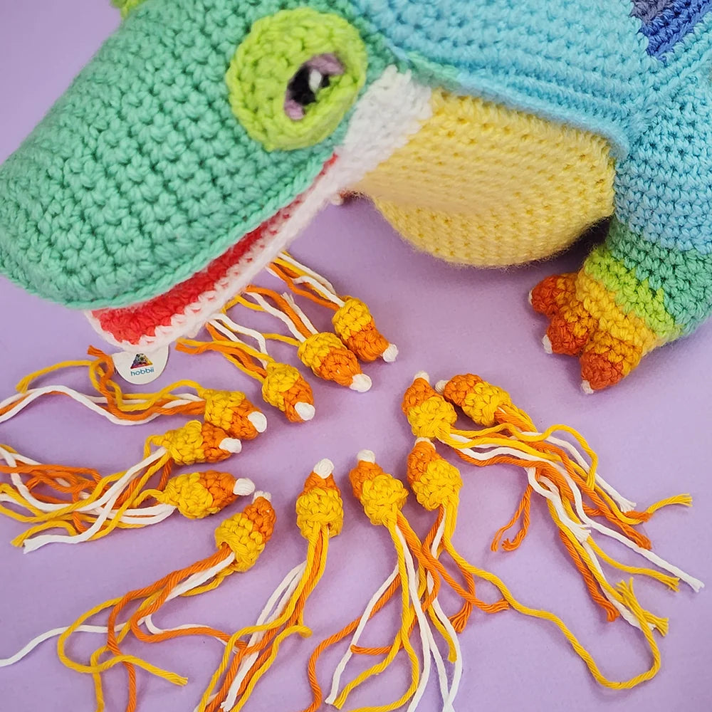 Beam the Rainbow Monitor | amigurumi pattern