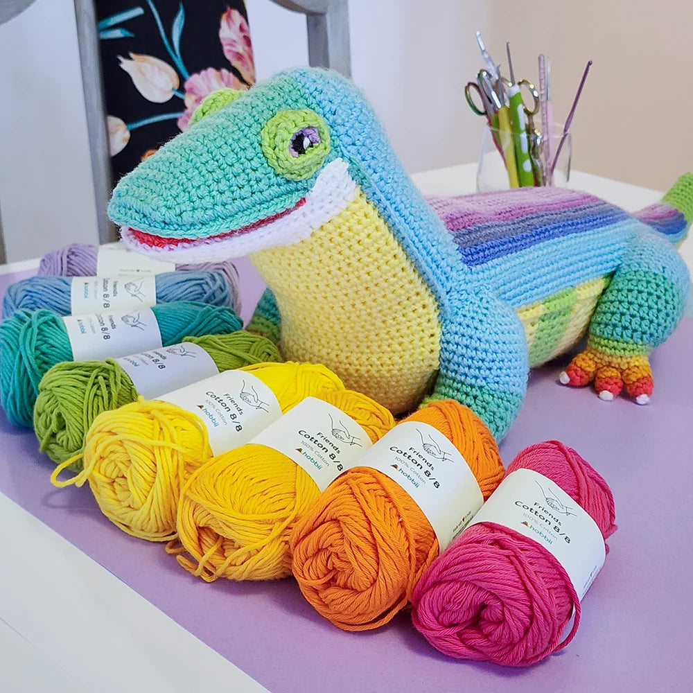 Beam the Rainbow Monitor | amigurumi pattern