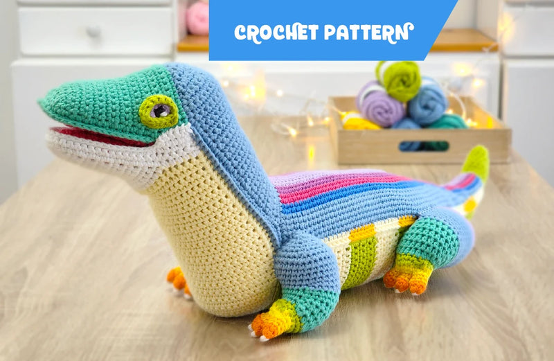 Beam the Rainbow Monitor | amigurumi pattern