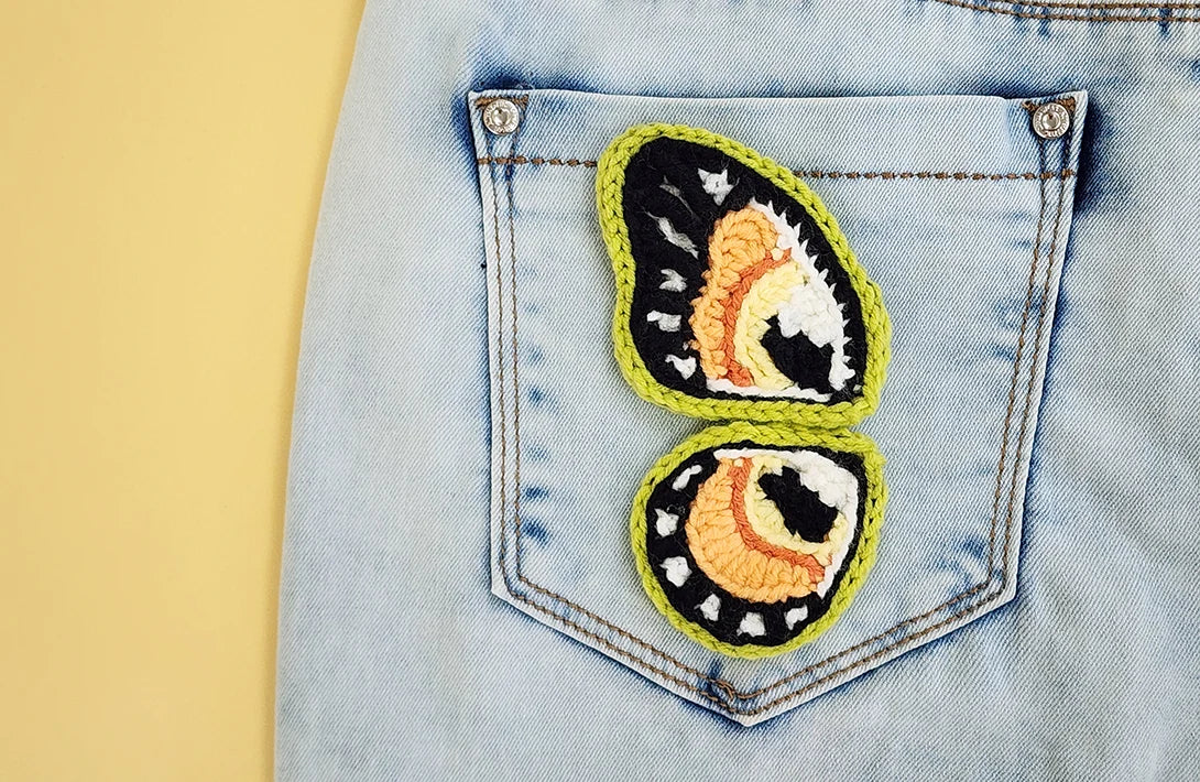 Butterbun’s Butterfly Wings | applique crochet pattern