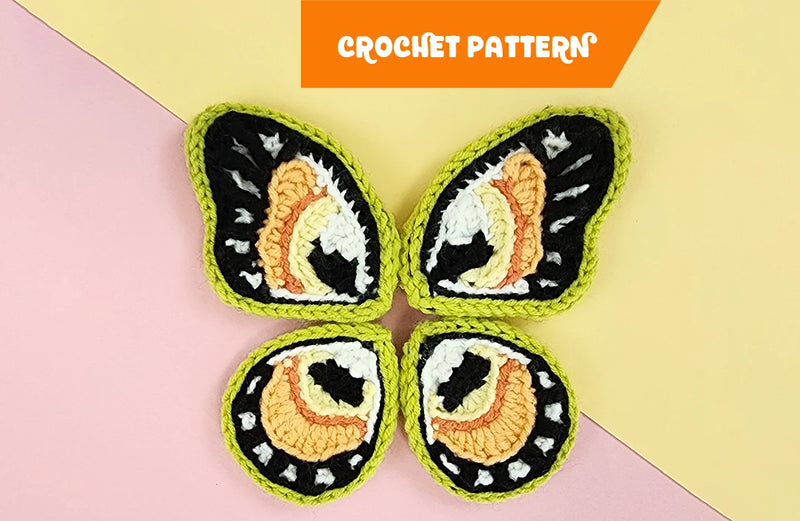 Butterbun’s Butterfly Wings | applique crochet pattern