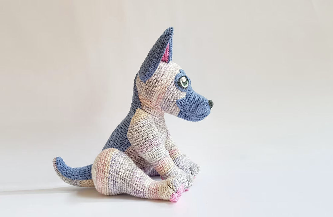 Buzz the German Shepherd | amigurumi puppy pattern