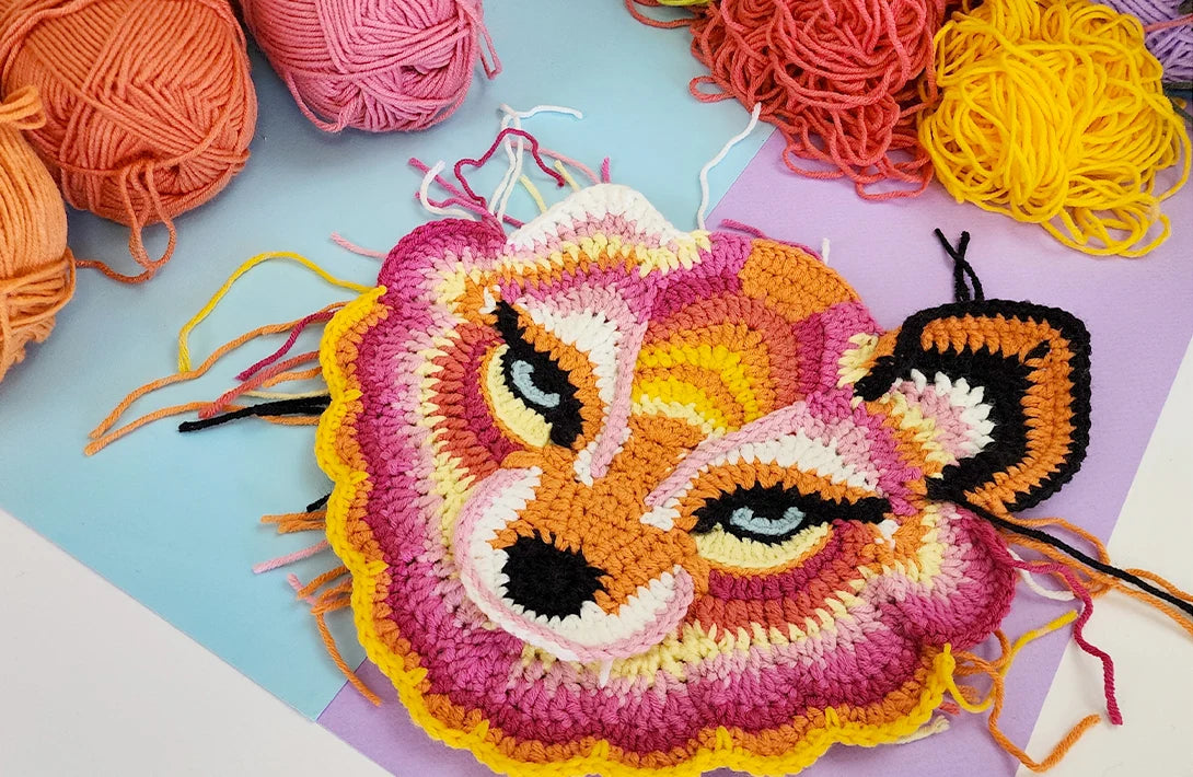 Dreamweaver Fox | crochet applique pattern