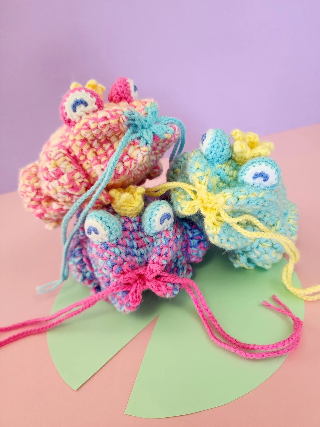 Kissing Toad Mini-Bag “Frog Prince” |  drawstring bag pattern
