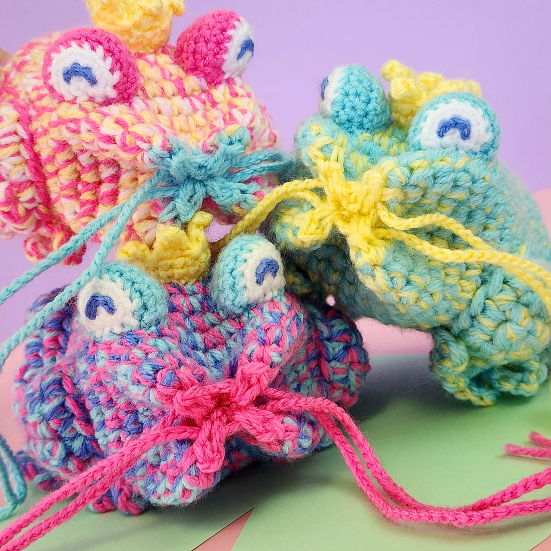 Virtual Workshop: Kissing Toad Mini-Bag – “Frog Prince” | PDF + FULL DEMO VIDEO