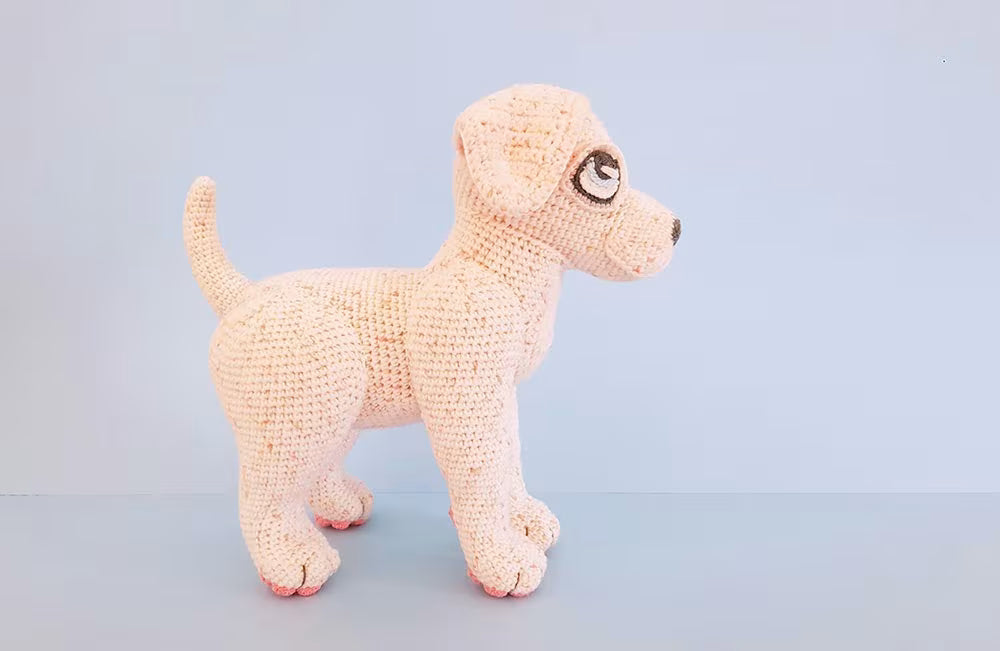 Halo the Labrador | amigurumi puppy pattern