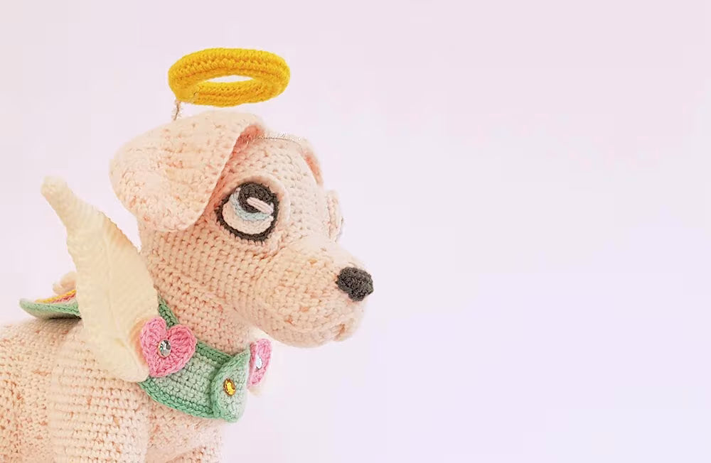 Halo the Labrador | amigurumi puppy pattern