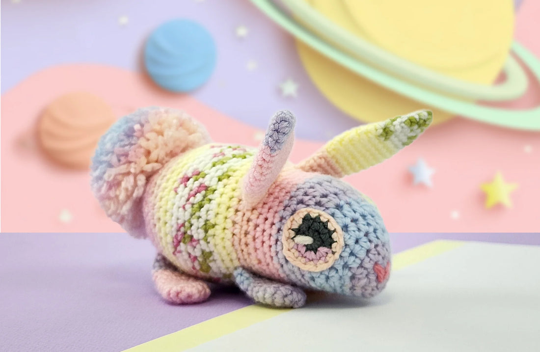 Mars the Bunny | low-sew crochet pattern