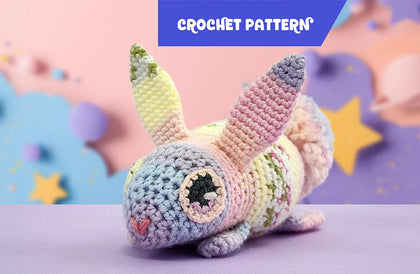 Mars the Bunny | low-sew crochet pattern