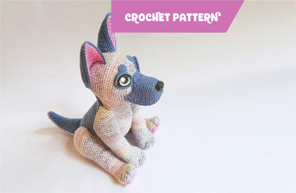 Buzz the German Shepherd | amigurumi puppy pattern