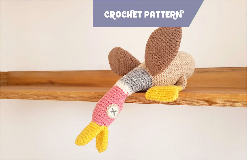 Rocket’s Toy Ducky | FREE crochet pattern