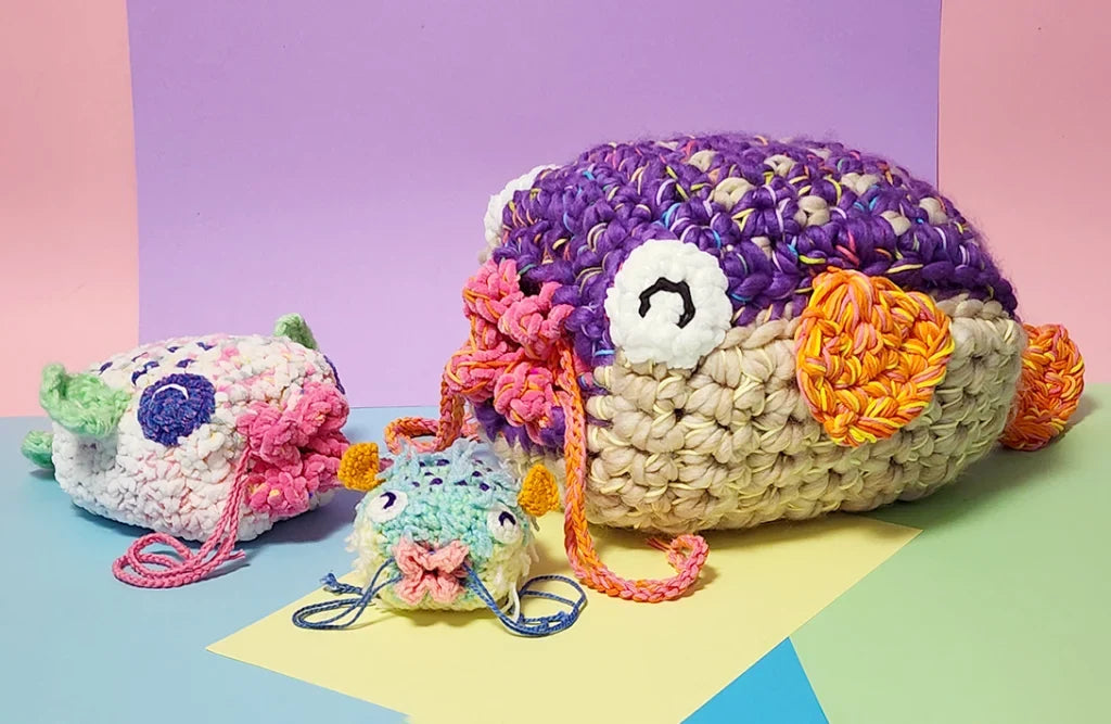 Pufferfish Purse | amigurumi mini-bag pattern