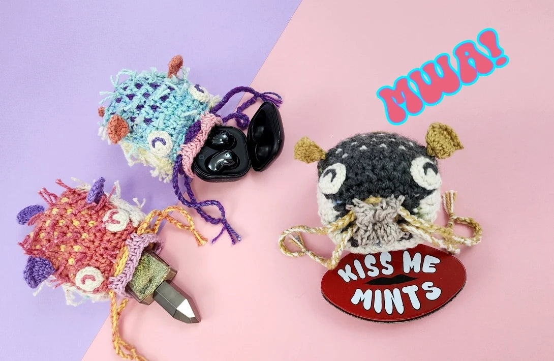 Pufferfish Purse | amigurumi mini-bag pattern