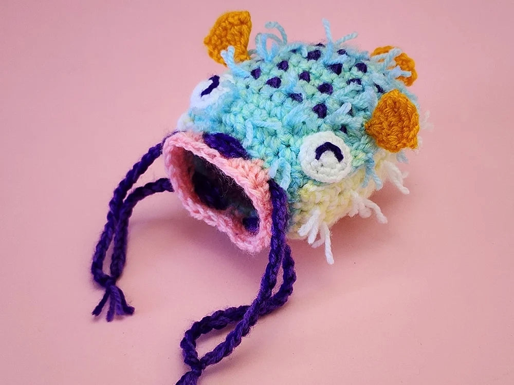 Pufferfish Purse | amigurumi mini-bag pattern