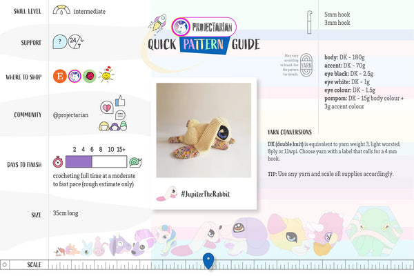 Jupiter the Rabbit | crochet pattern