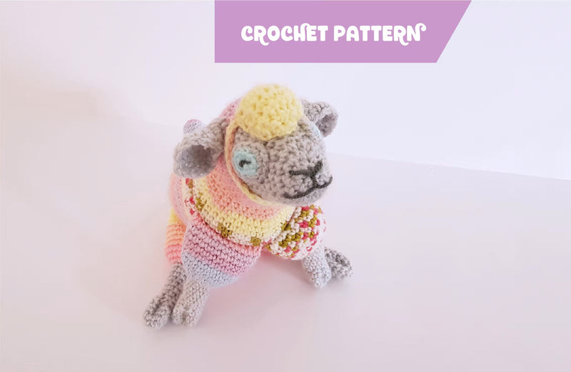 Buzz’s Toy Sheep| FREE crochet pattern