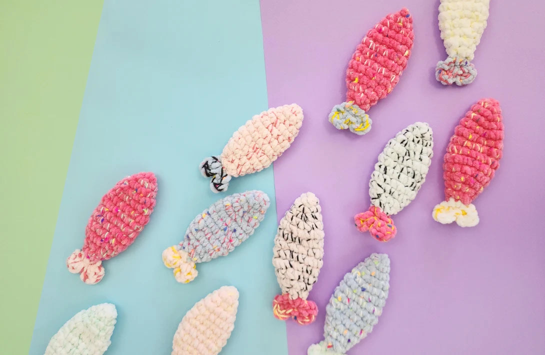 Gumdrop & Juju (Underwater Tails) | reversible amigurumi – with Hobbii