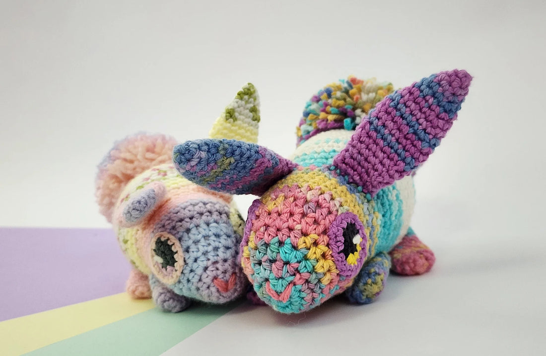 Mars the Bunny | low-sew crochet pattern