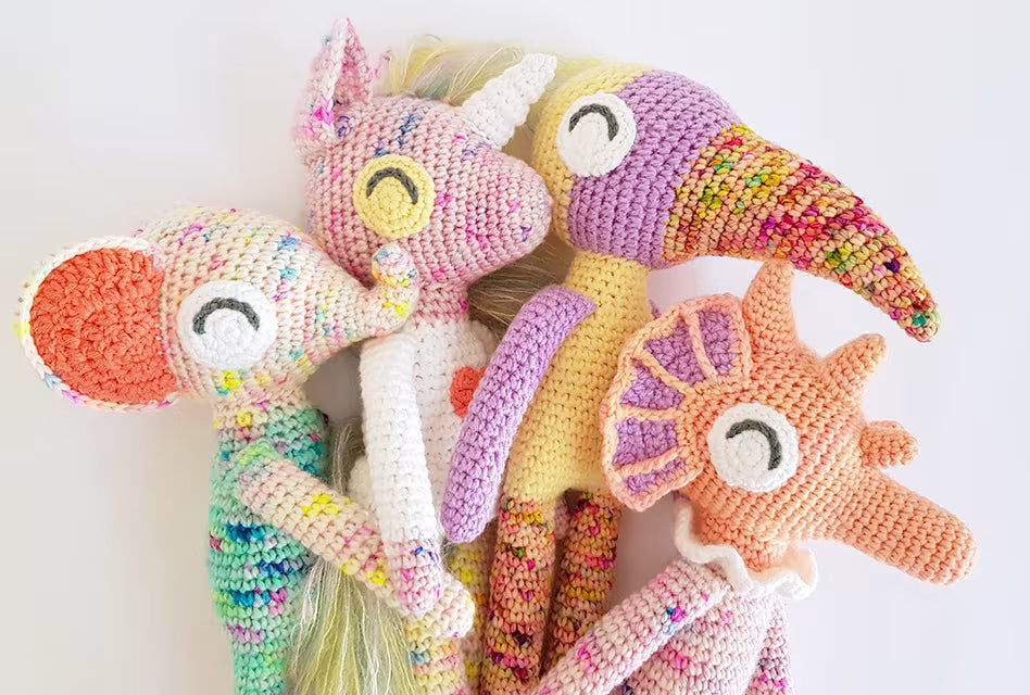 CritterDollies and CritterRattles | easy amigurumi pattern