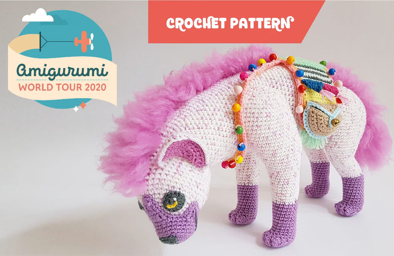 Lyra the Hyena | amigurumi pattern WITH FUR