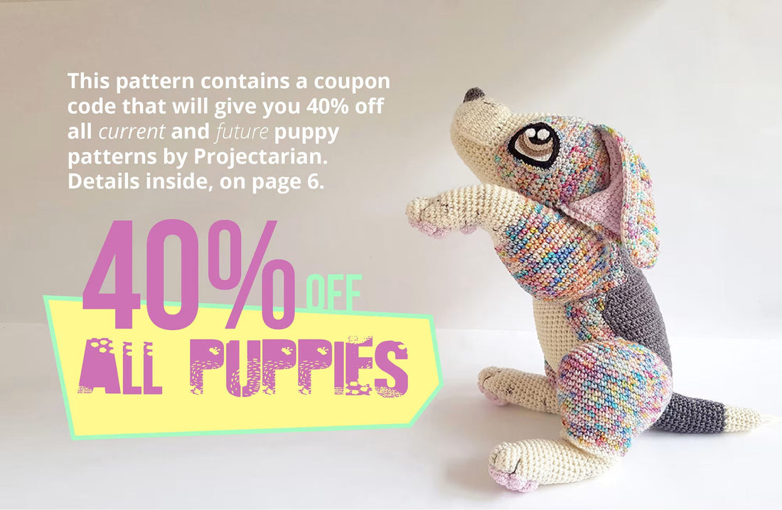 Halo the Labrador | amigurumi puppy pattern